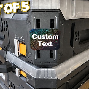 ToughBuilt StackTech - Custom Box Labels - 5X