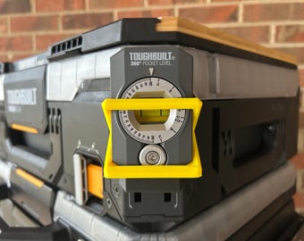 ToughBuilt StackTech - Clip de nivel de bolsillo de 360 grados