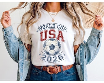 World Cup 2026 Vintage Graphic PNG ,USA Canada Mexico 2026 Soccer Fan Gift, Retro Football World Cup Tee 2026
