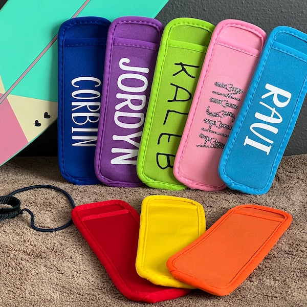 Personalized Popsicle sleeve / popsicle holder for kids AND adults