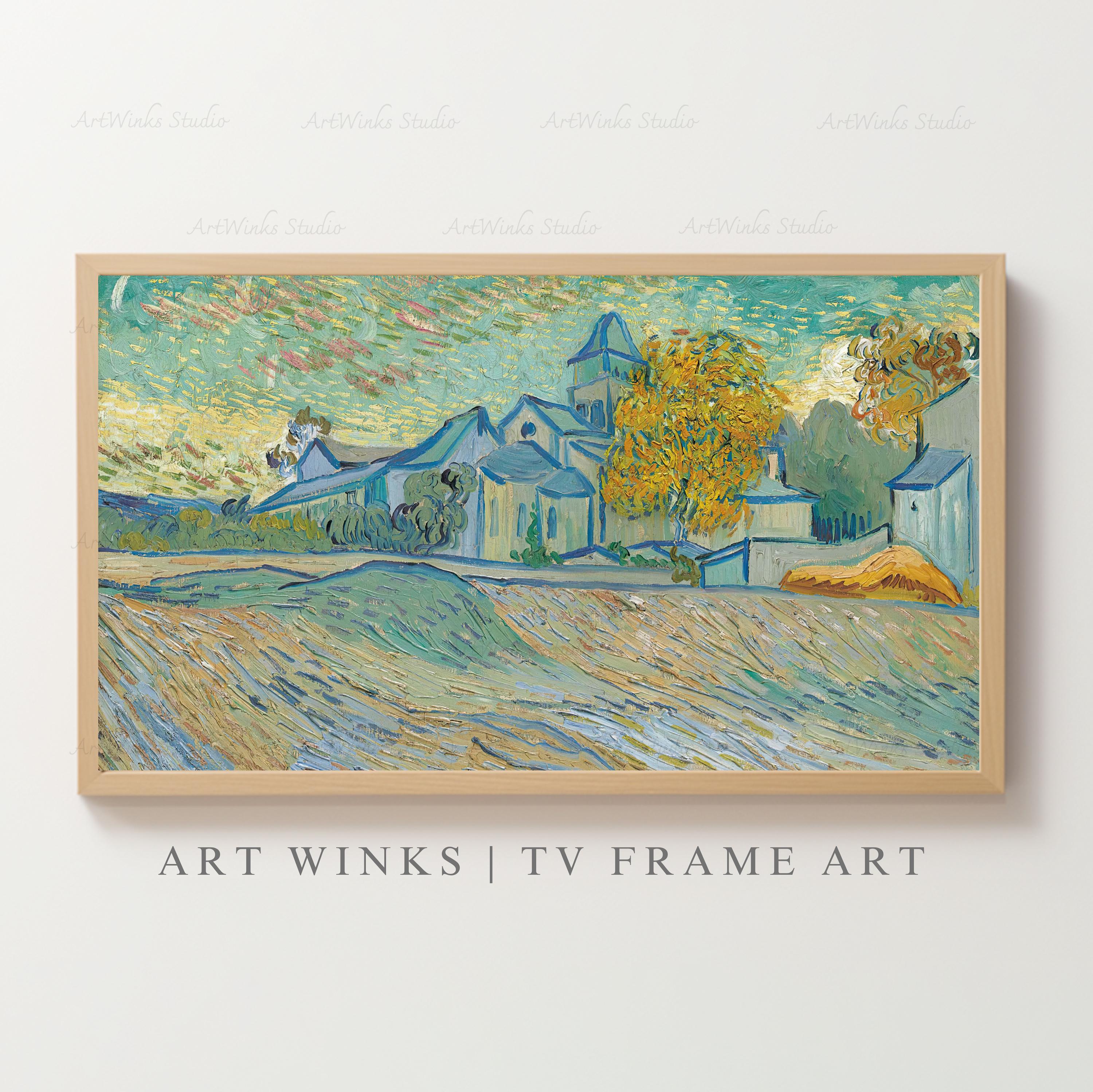 フレーム付きテレビアート、フィンセント・ファン・ゴッホ作「サン