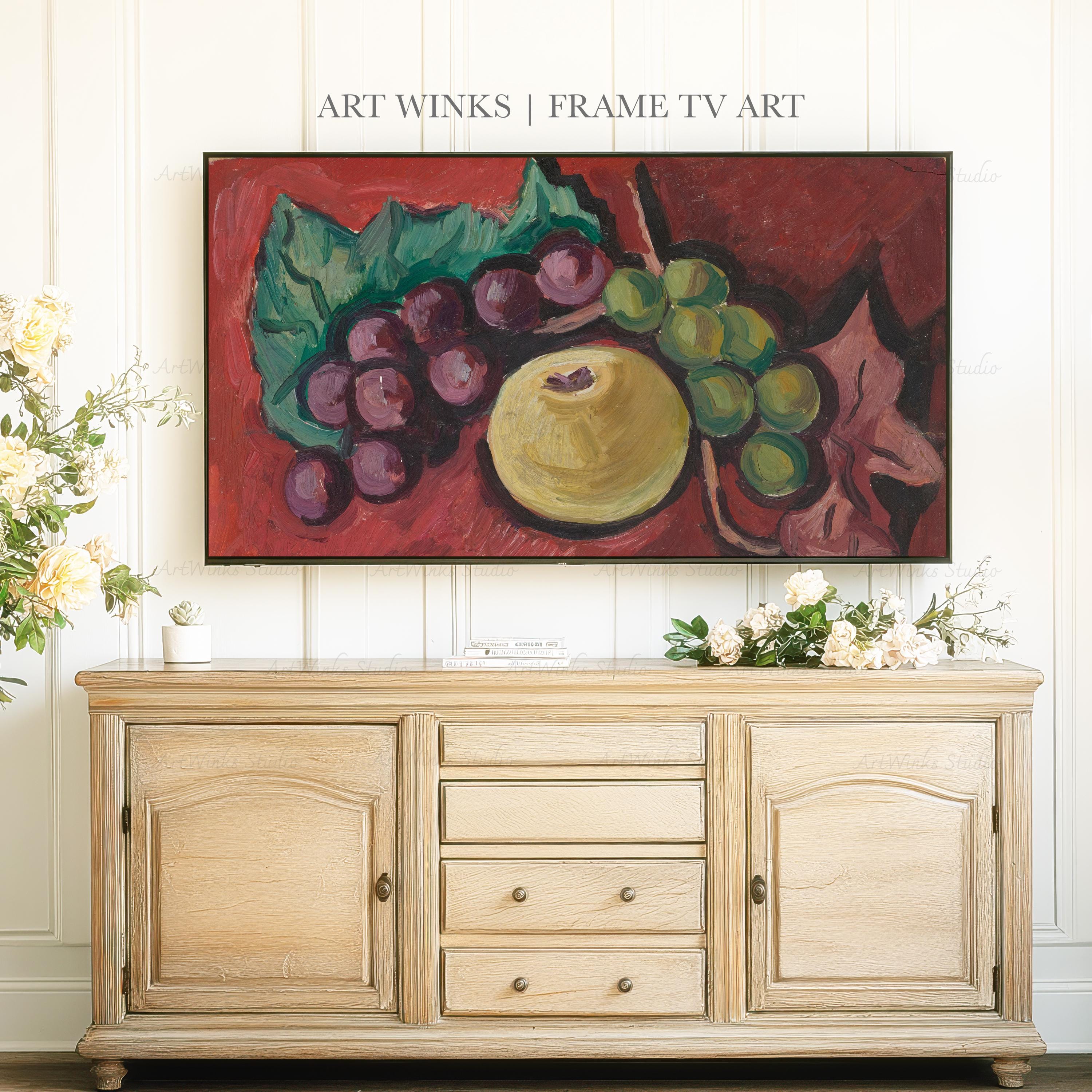 Frame TV Art, Vintage Still Life Wall Art, Marsden Hartley Fruit