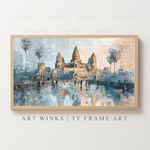 Cambodian oil painting - Etsy 日本