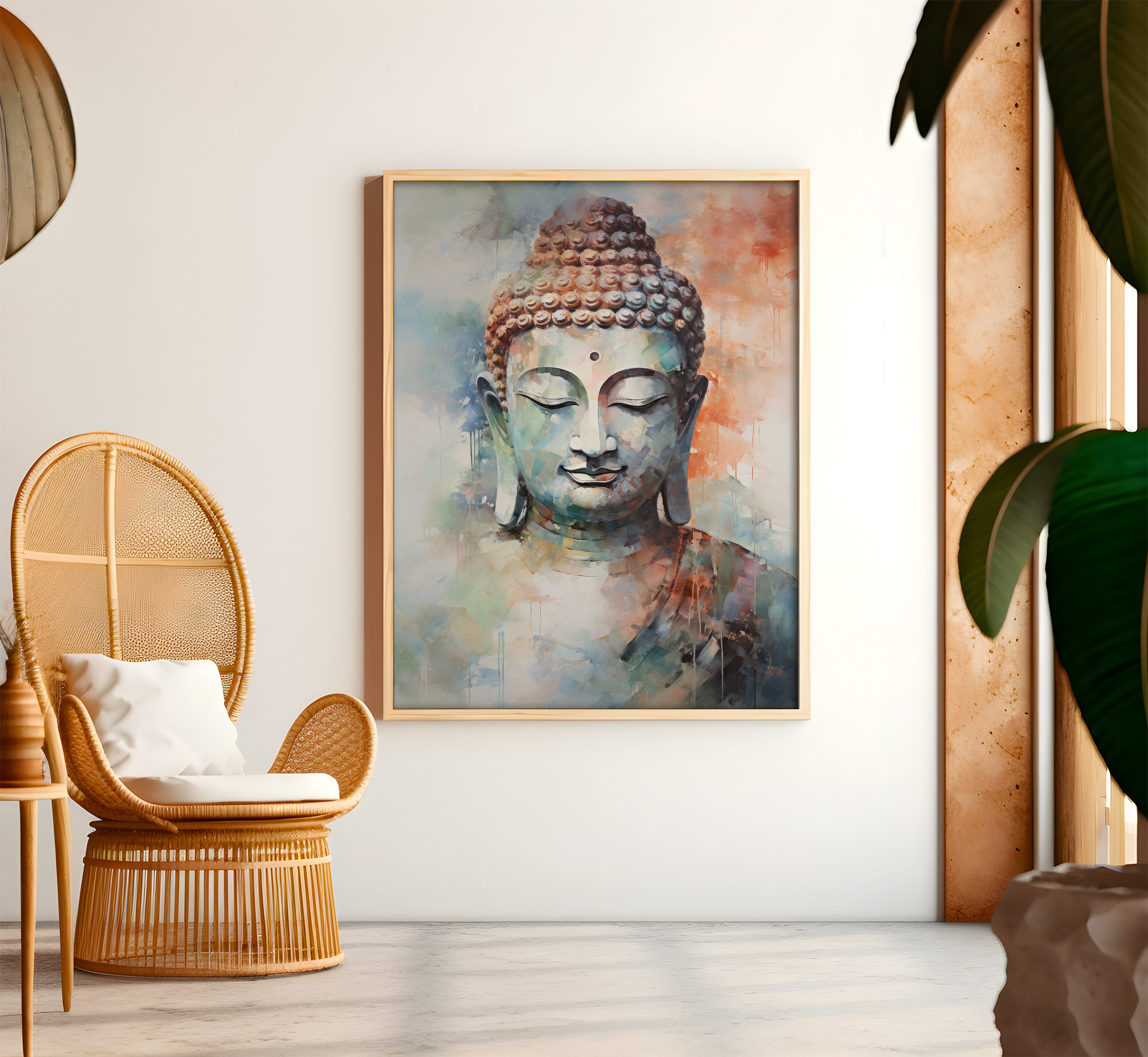 Buddha painting - Etsy 日本