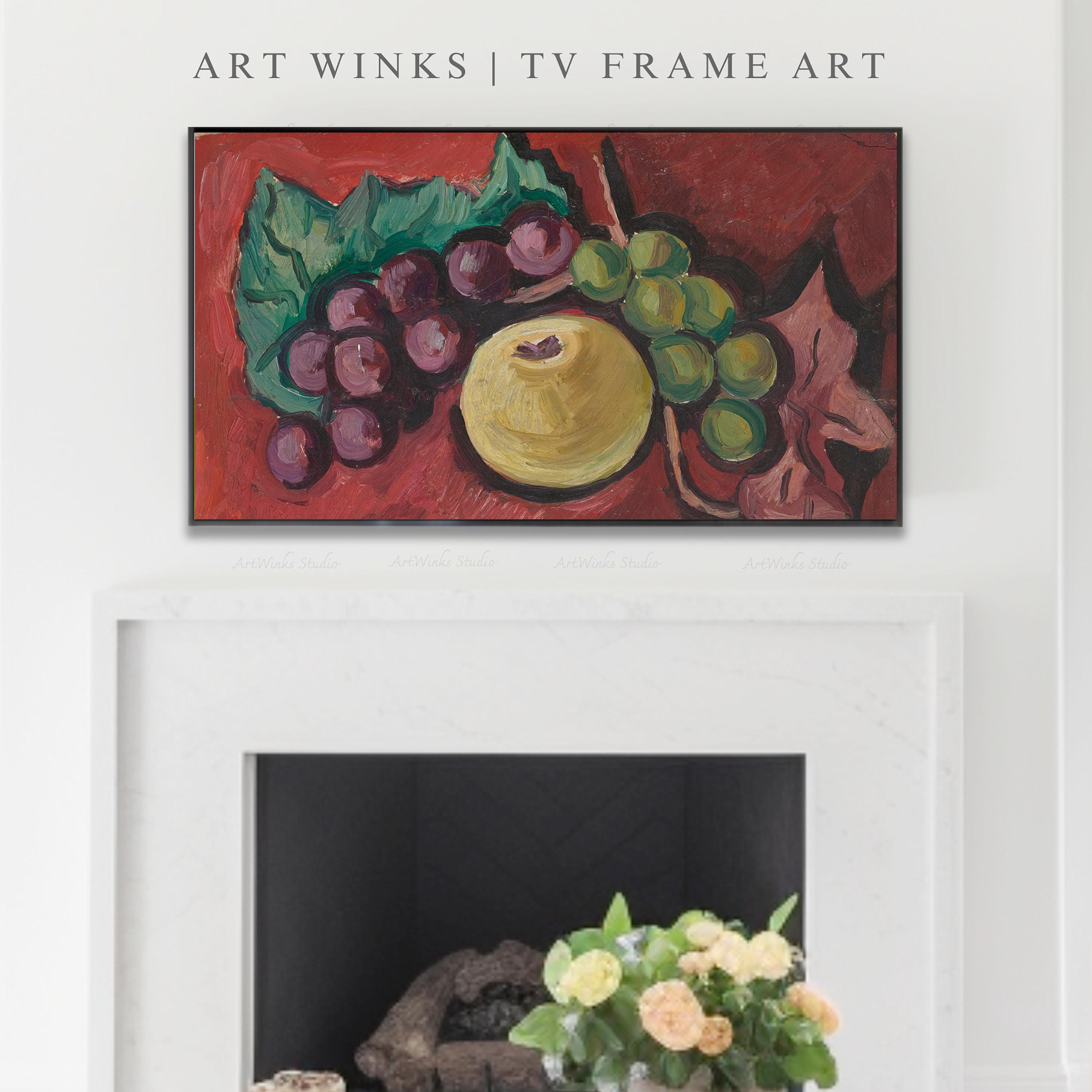 Frame TV Art, Vintage Still Life Wall Art, Marsden Hartley Fruit