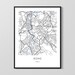 London, Paris, Rome Map Set - Printable Wall Art & City Posters, 3 ...