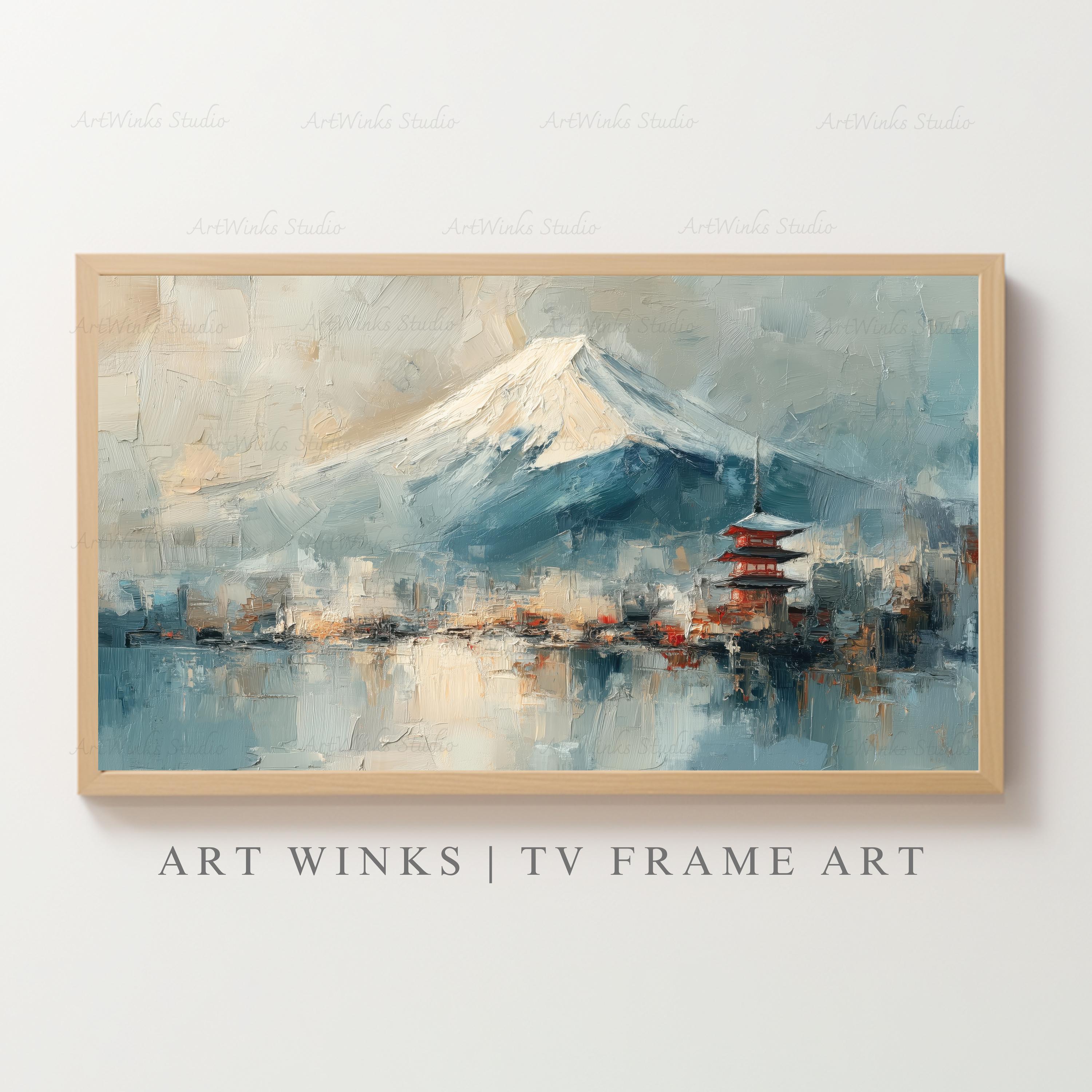 Mt.Fuji oil painting 富士山の絵　油絵　JAPAN Mt.Fuji oil painting 富士山の絵 油絵 JAPAN 絵画