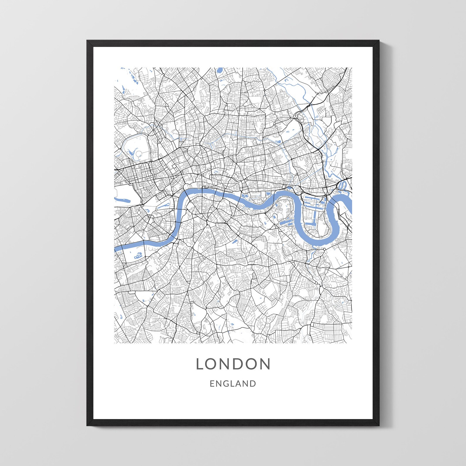 London, Paris, Rome Map Set - Printable Wall Art & City Posters, 3 ...