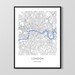 London, Paris, Rome Map Set - Printable Wall Art & City Posters, 3 ...
