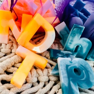 Harz Alphabet Buchstaben: Groß- & Kleinbuchstaben | Großbuchstaben des Alphabets | Kleinbuchstaben des Alphabets | Buchstaben aus Resin