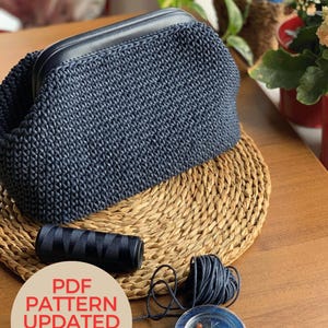 Häkeltasche Muster, Wolke Tasche Muster, Häkelbeutel Muster, PDF-Format-Photoes-Video, handgemachte Tasche, Strohtasche, Frau Tasche, DIY Muster