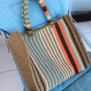 Gehäkelte Raffia Strandtasche, Sommer Schultertasche, Einkaufstasche, Jutetasche, Stroh Tasche, Bunte große Tasche, Geschenk für Mutter, Oversize Slouchy Weidentasche