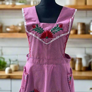 Grembiule ricamato artigianale messicano - L / XL