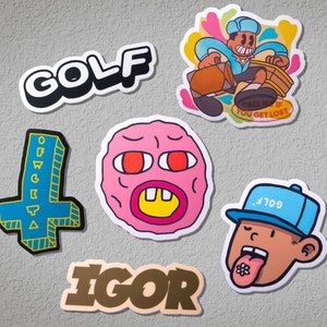 Tyler The Creator Round Stickers Decorative Stickers Gift For Fans