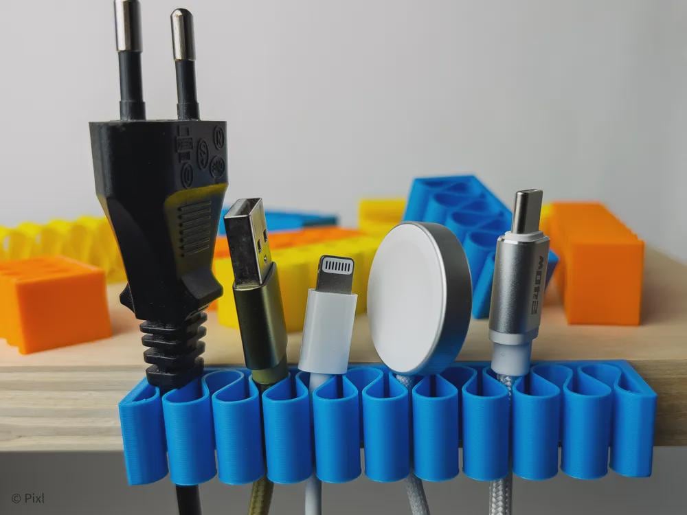 Universal Cable Holder Clip β Desk Cable Organizer