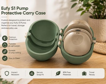 Eufy S1 Pump Carry Case, Protective Travel Storage Box with Handle