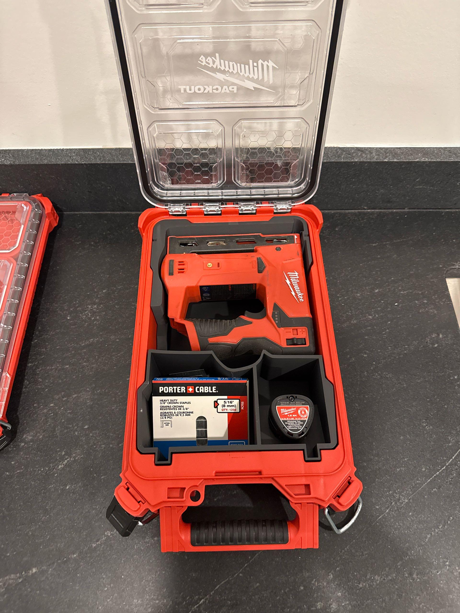 Milwaukee Packout M12 Stapler Insert β Tool Organizer Tray