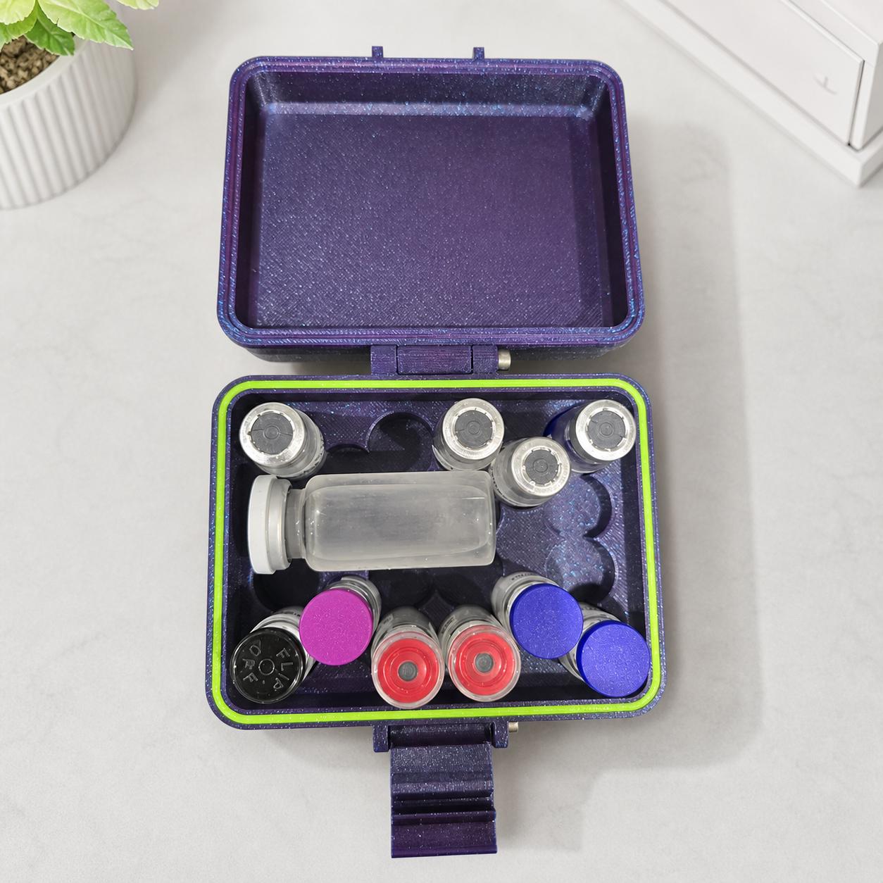 3mL Vial Storage Box β 20 Vial Case