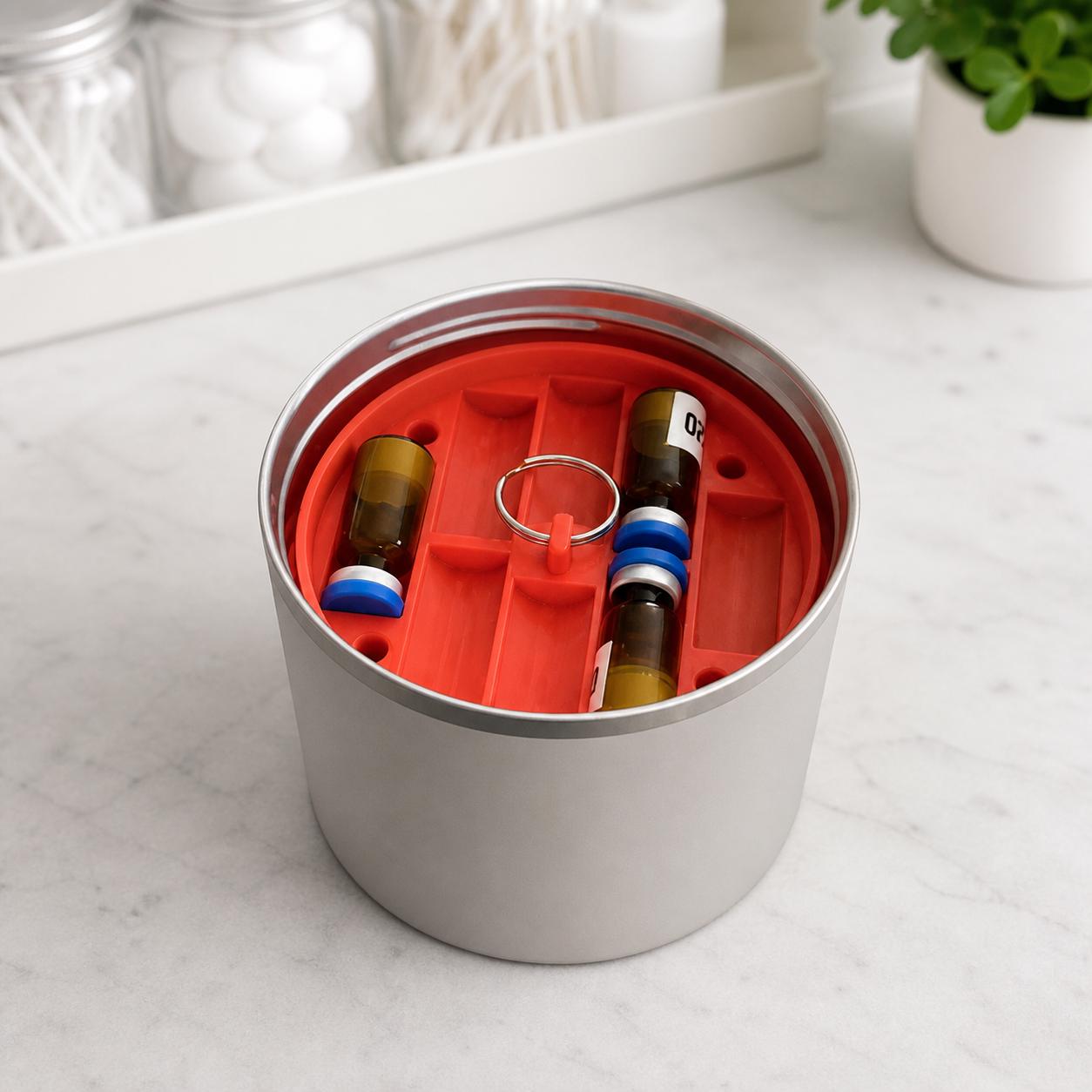 3mL Vial Holder Insert for Hydrapeak Thermos