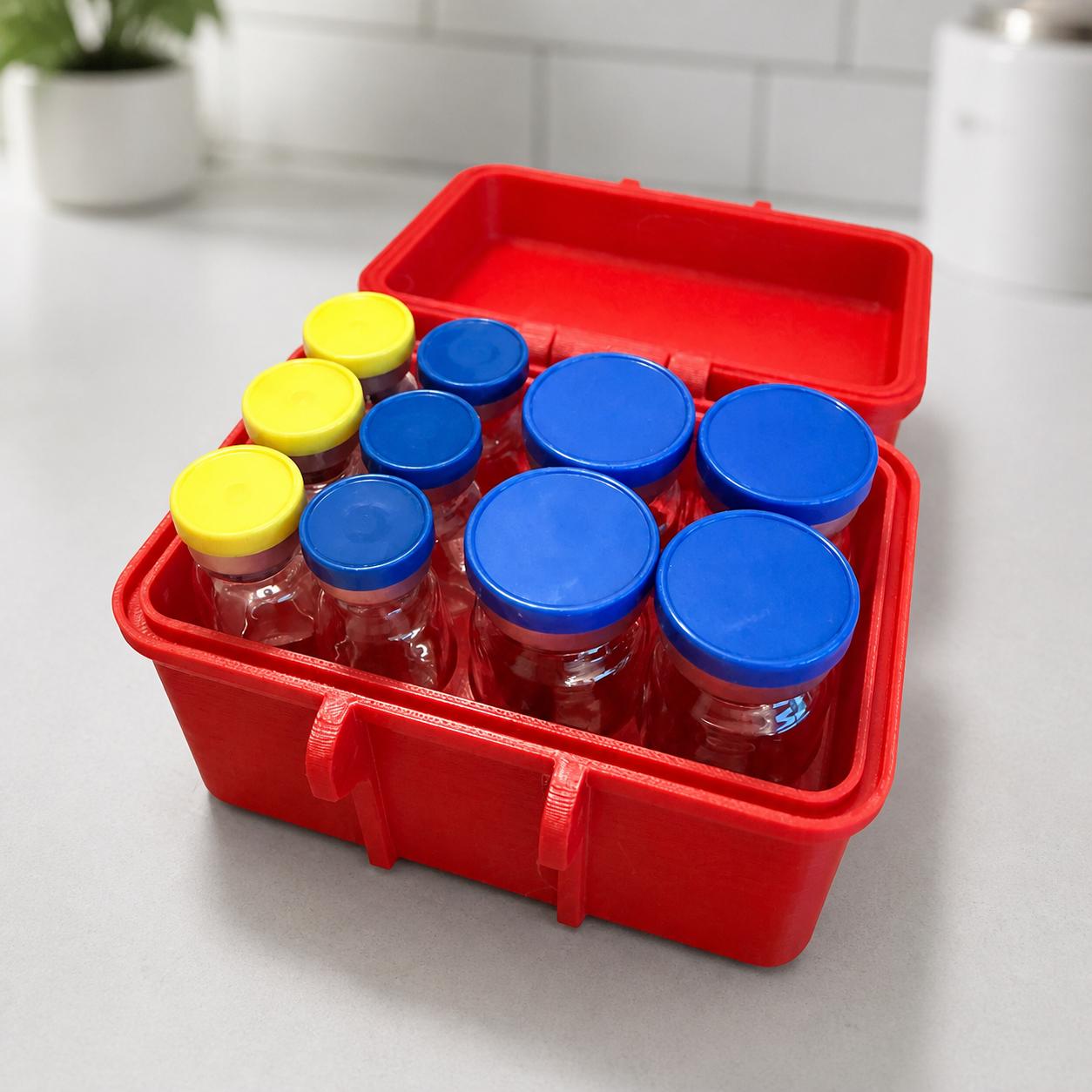 3mL + 10mL Rugged Vial Storage Box