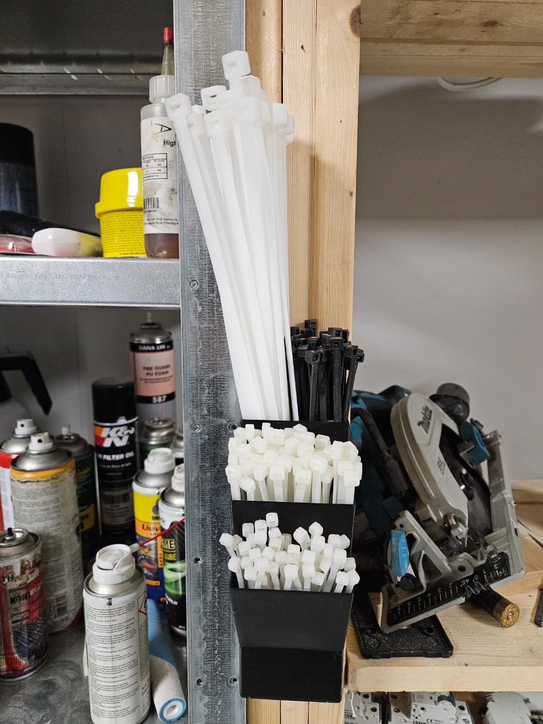Wall Mounted Zip Tie Organizer β Cable Tie Storage Holder