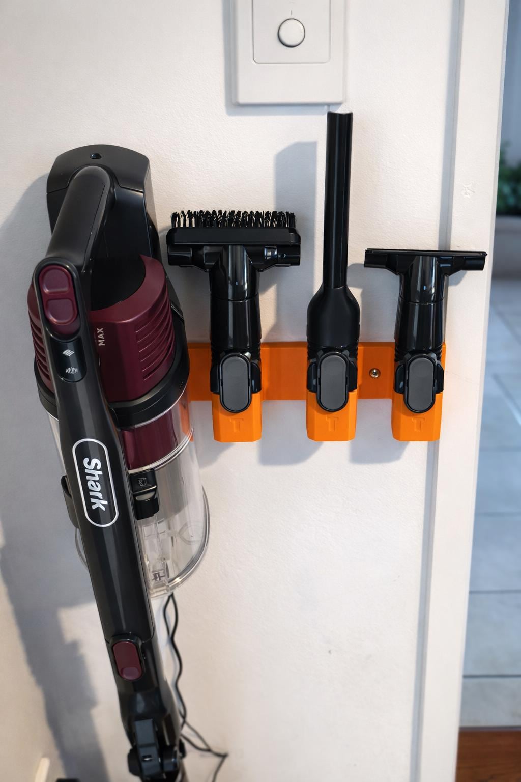 Shark IZ202 Vacuum Attachment Holder Wall Mount Storage Rack