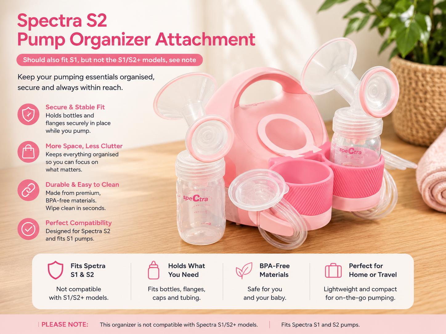 Spectra S2 Pump Organizer Attachment β Pump Parts Storage