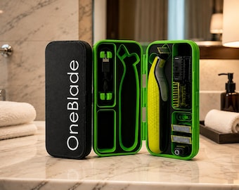 Travel Case for Philips OneBlade, Grooming Storage Box for Charger and Guards