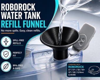 Roborock Water Tank Refill Funnel, Q7 Max+ S6 MaxV Filling Tool