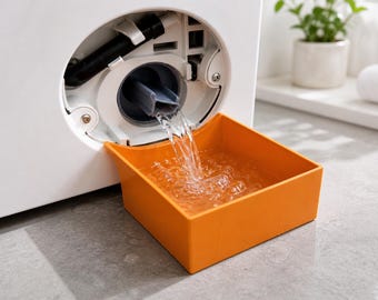 Bosch Series 6 Washing Machine Drain Pan, Fits Siemens iQ500 Filter Cleaning