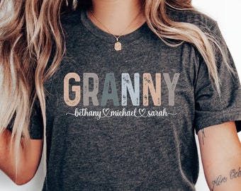 Custom Granny Shirt, Granny Sweatshirt, Grandma Sweatshirt, Gift For Granny, Gigi Sweatshirt, Granny Gift, Grandma Shirt, Grandma Gift