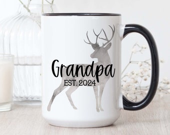 Custom Grandpa Gift, Grandpa Coffee Mug, Father’s Day Gift, First Time Grandpa, Pregnancy Announcement, Grandpa Birthday Gift for Him