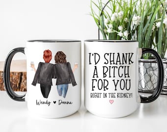 Personalized Best Friend Mug, Gift for Best Friend, Funny Coffee Mug, Custom Best Friend Gift for Birthday, Going Away Gift, Friendship Mug