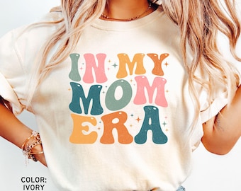 Comfort Colors Mom Shirt, In My Mom Era Tshirt, Mothers Day Gift For Mom, New Mom Shirt, Mom Life Shirt, New Mom Gift, Expecting Mom Gift