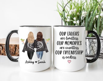 Personalized Best Friend Mug, Gift for Best Friend, Funny Coffee Mug, Custom Best Friend Gift for Birthday, Going Away Gift, Friendship Mug