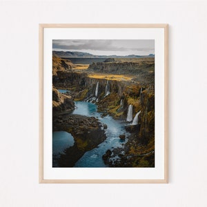 Iceland Landscape Printable Wall Art, Nordic Wall Art, Printable Iceland Gallery Wall Art, Rustic Nature Wall Art