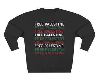 Free Palestine Crewneck Sweatshirt