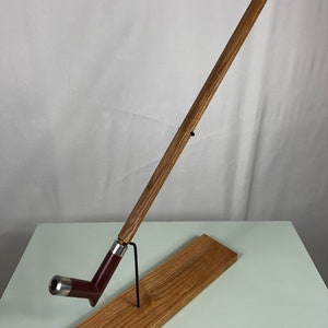Native American-Style Catlinite Pipe (L-Shaped)