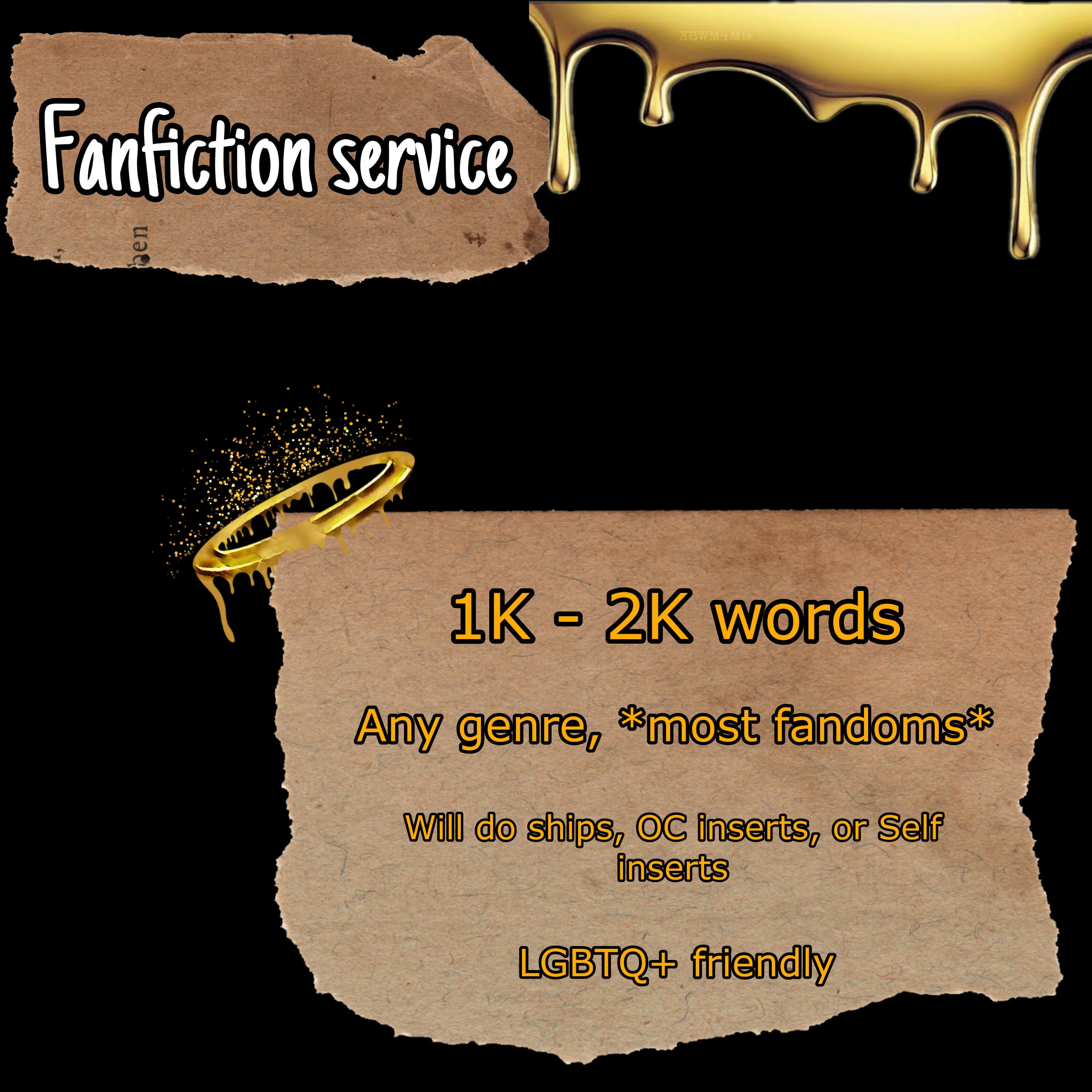 Fanfiction Commission Etsy