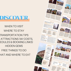 Ultimativer Rom Reiseführer für Rom Reisetipps für Reiseplan Rom Reiseroute mit Reisekarte Download Digitales Reisegeschenk für Reisende Bild 2