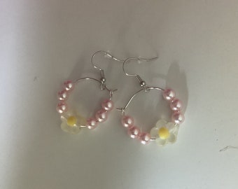 Flower earrings