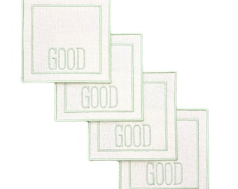 Tovaglioli da cocktail in lino personalizzati