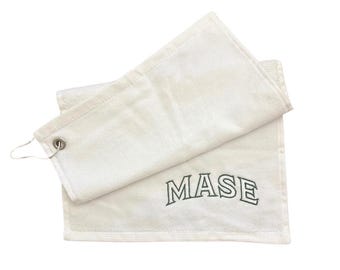 Asciugamano da golf ricamato personalizzato