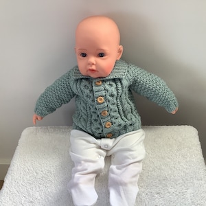 Hand Knitted Baby Cardigan Etsy Canada
