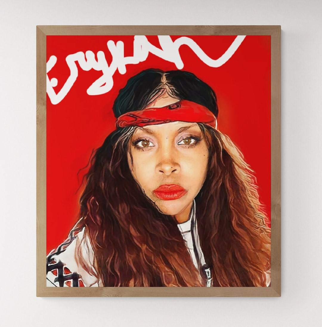 Erykah Badu Art Print Etsy