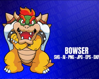 Bowser - Archivos vectoriales SVG, PNG y JPG