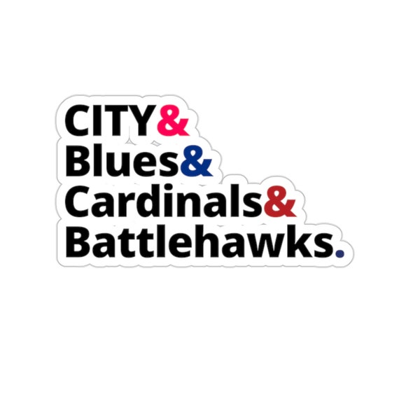 St. Louis Skyline Sports Teams Cardinals, Blues, Louis City Sc and