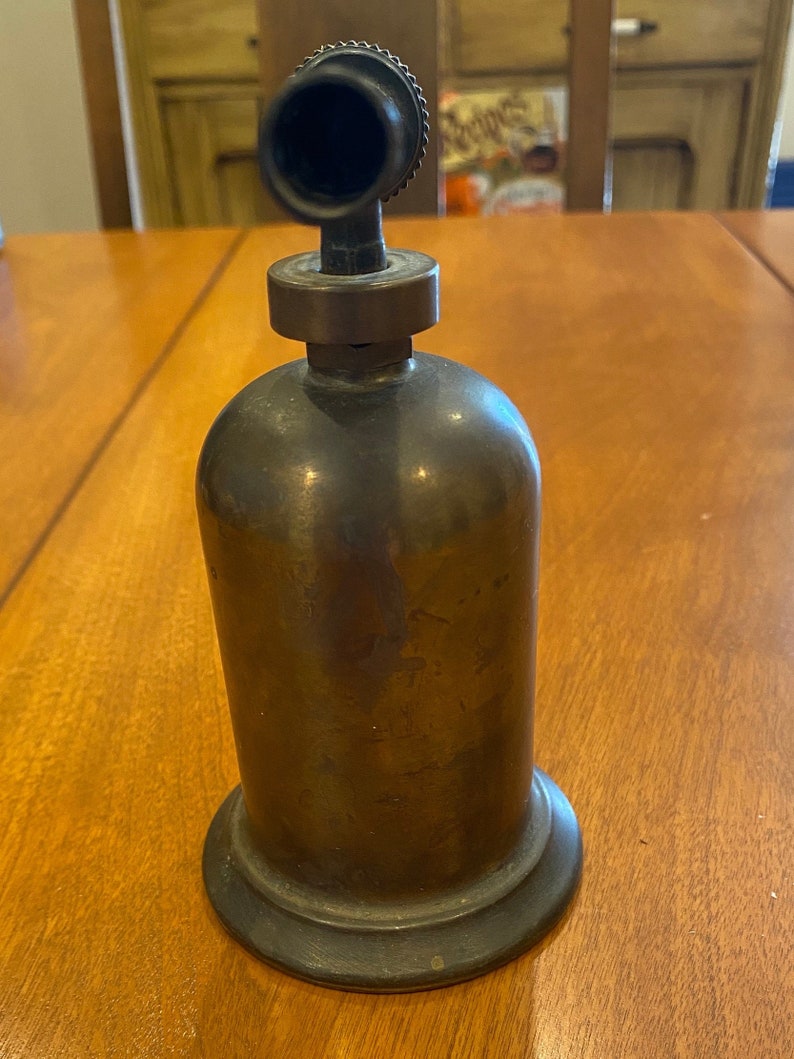 Antique Brass Gasoline Torch Etsy