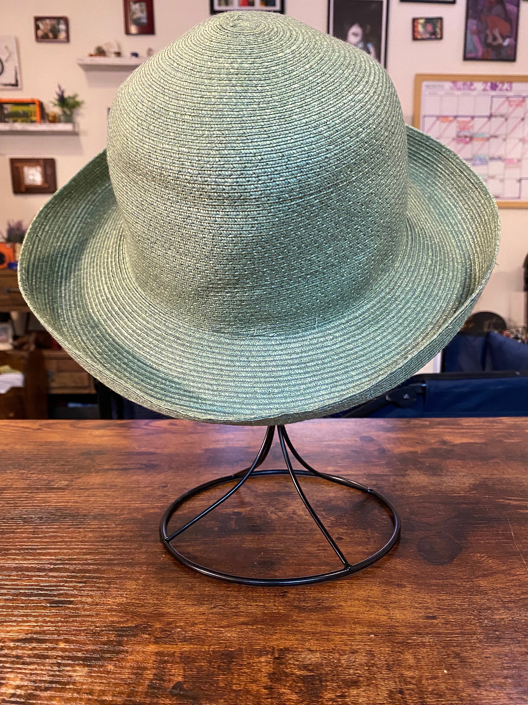 Raffia Paper Sun Hat - Etsy Canada