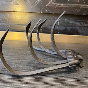 Rustic Antique Garden Cultivator Rake Hook // Farmhouse Display Tool - Etsy